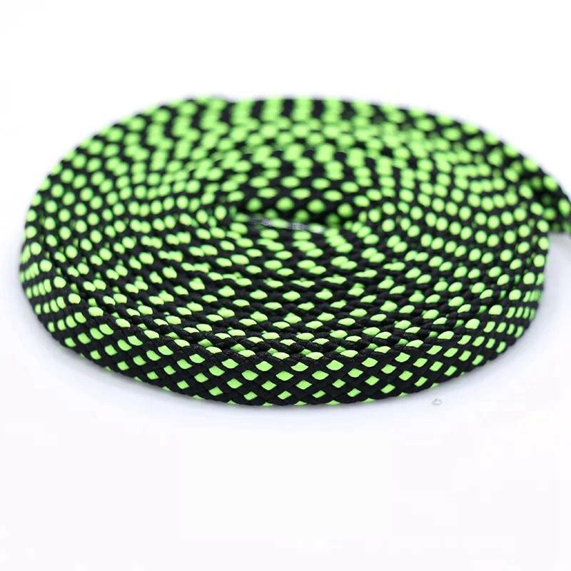 1pair shoelace Fashion Polyester Sneaker Shoe Lace Colors Checkered Double Layer Hollow Flat Shoelaces 100/120/140CM