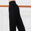 Women Dance Black Pants Female Loose Knickerbockers Summer Exercise Sports High Waist Haren Pants