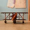 Handmade Wooded Air Plane Model Ornament Living Room Desktop Creative Decoration