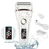 MOONN PDTO LCD Display Elektrischer Rasierer Damen Gesicht Bikini Bein Körperhaarentferner
