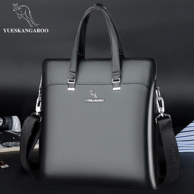 Мужская вертикальная деловая сумка через плечо YUESKANGAROO