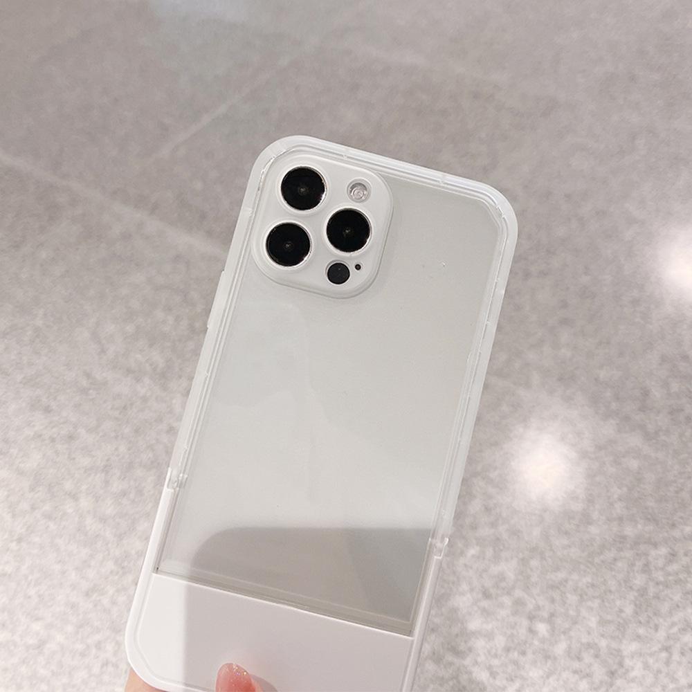 Unsichtbarer Ständer Passend für IPhone16 Handyhülle 15 Apple Silikon XS/XR Simple 11 Transparent 14Pro Max