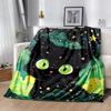1 Stück Cartoon Stern Katze Niedliches Design für Heimdekoration, Geschenkidee, Wohnzimmer, Reisen, Camping, Auto Decken