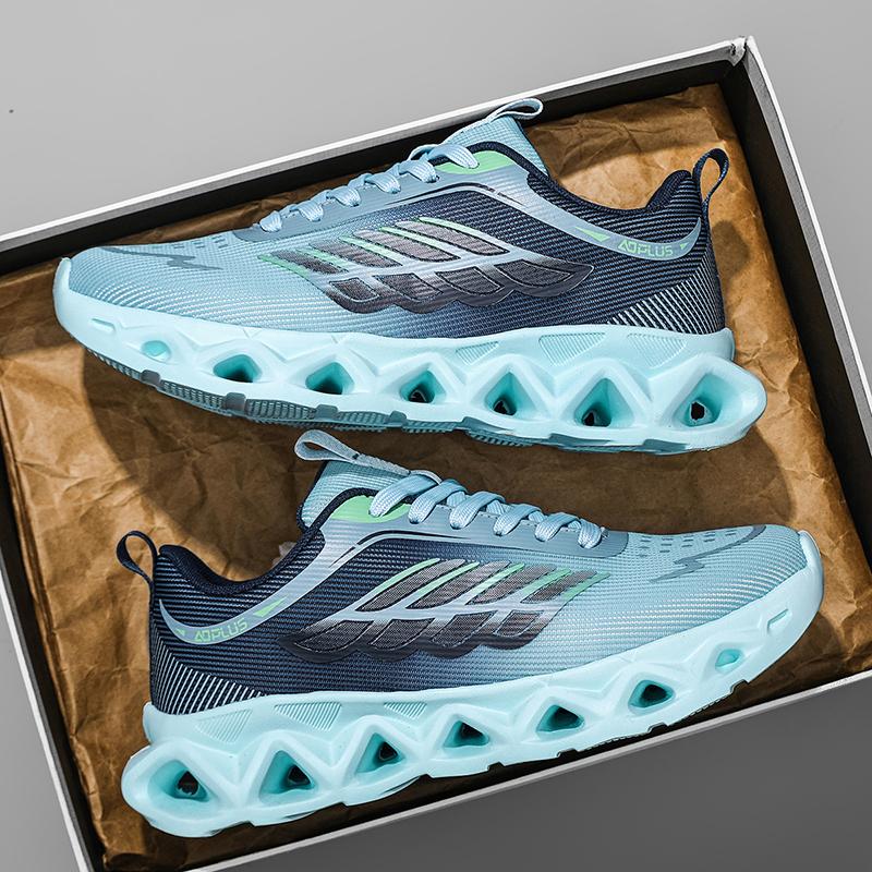 Men'S Breathable Air Cushion Running Shoes Non-Slip Summer Casual Sneakers Comfortable Athletic Footwear For Outdoor Sports