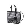 Daks Navy Dd Logo Leather Tote Bag Dcba6e801n2