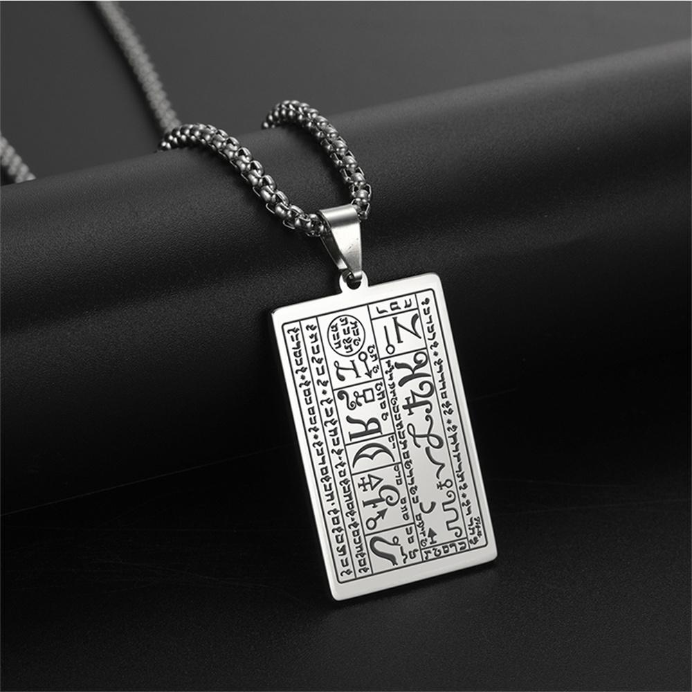 The First Seal 6th and 7th Books of Moses Necklaces Mystery Wicca Amulet of Greatest Fortune and Long Life Jewelry Gifts