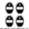4Pcs Silicone Car Door Lock Cover Shock Absorber Accessories For VW GTI Polo Golf Passat Tiguan Arteon Touareg CC Taigo Hub Cap zq3