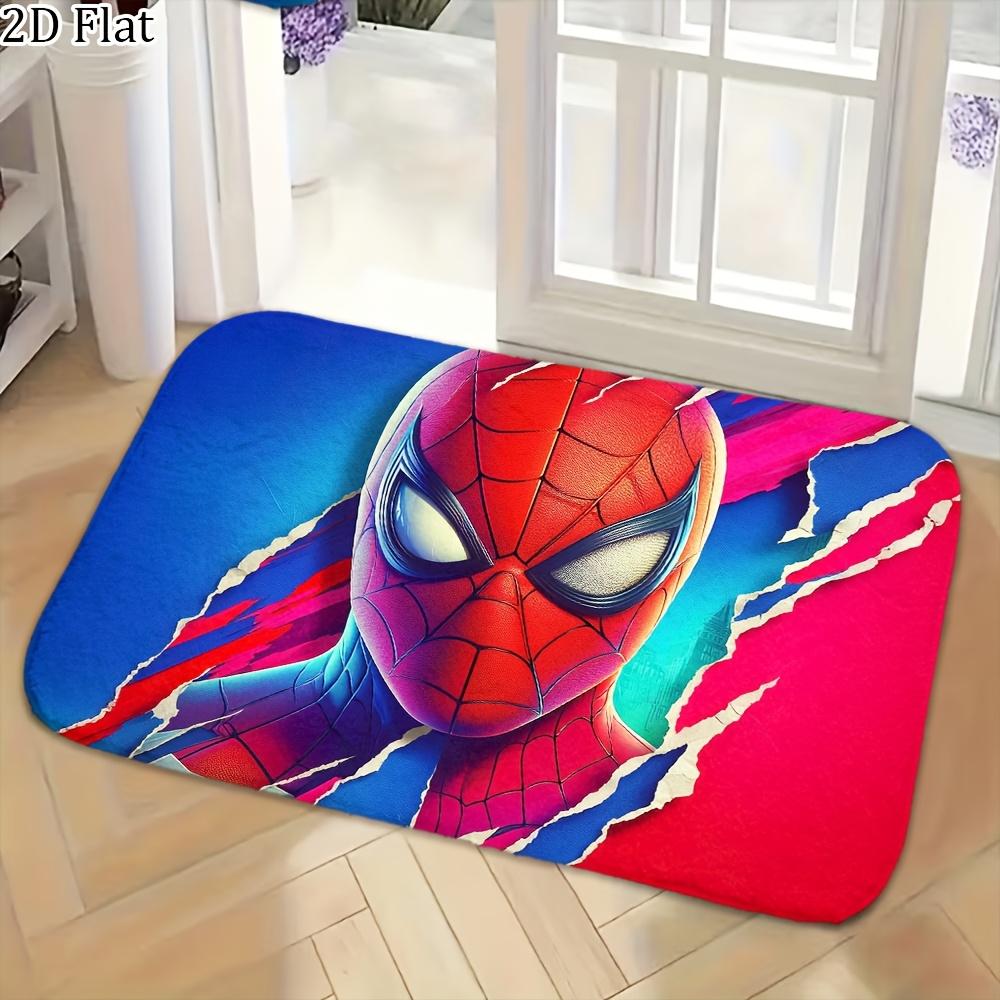 1pc Flannel Mat Marvel Superheroes Bathroom Mat, Multi-Size, Multi-Functional Daily Use, Suitable for Bathroom, Entrance, Laun