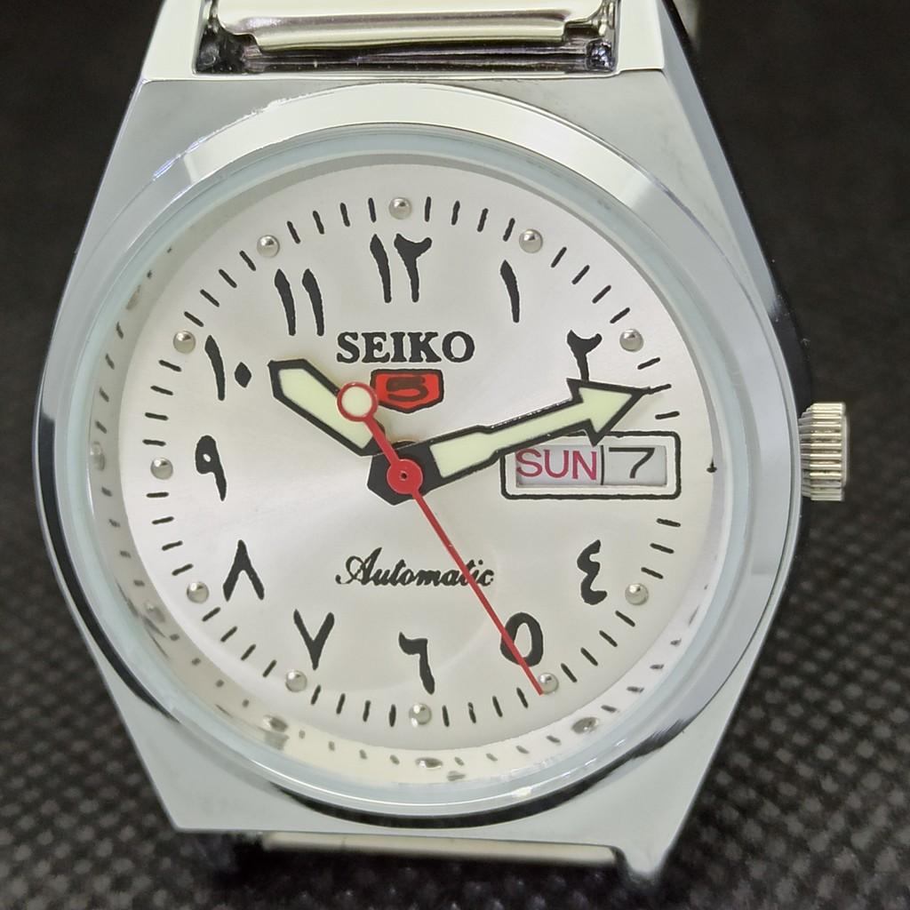 RENOVOVANÉ VINTAGE SEIKO 5 AUTO 6309A JAPONSKÉ PÁNSKÉ ARABICKÉ HODINKY 533d-a280114-9