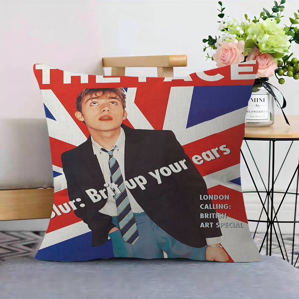 B-Blur Rock Roll Band Cushion Cover Pillow Cover Decor Pillowcase Printed Cushion Case For Couch