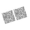 2pcs Reusable Polymer Embossing Mold Polymer DIY Embossing Plate Embossing Folder  Scrapbooking