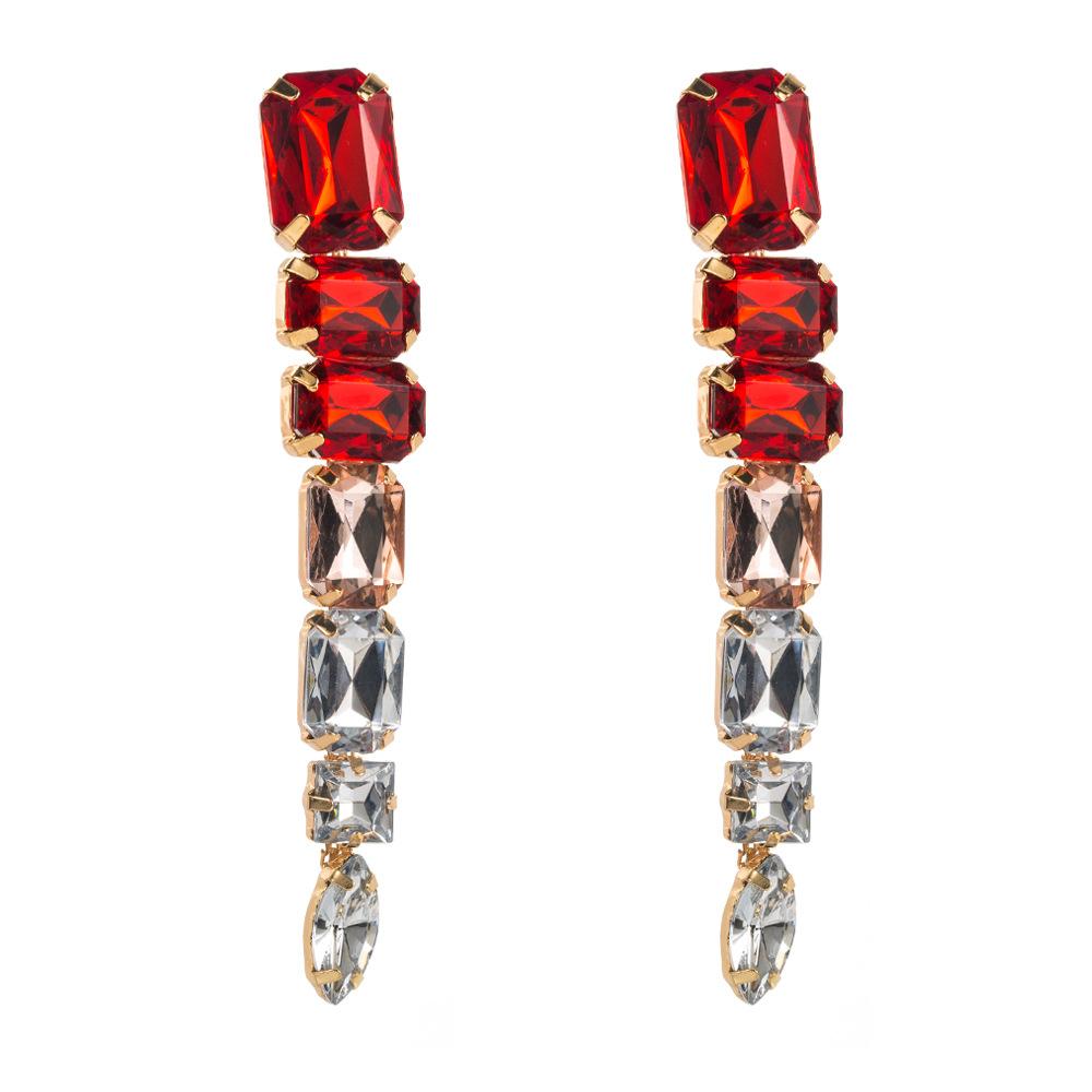 Fashion Alloy Multi-Layer Long Earrings - Elegant and Sophisticated Women's High-Quality Simple Fringe Formal Earrings