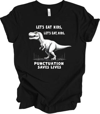 Lustiges Grammatik-Humor-Geschenk – Satzzeichen retten Leben – Lehrer Wertschät... T-Shirt