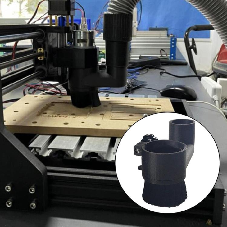 300W 500W Router Dust Shoe Nut Spindle Engraving Milling Machine Brush Cleaner