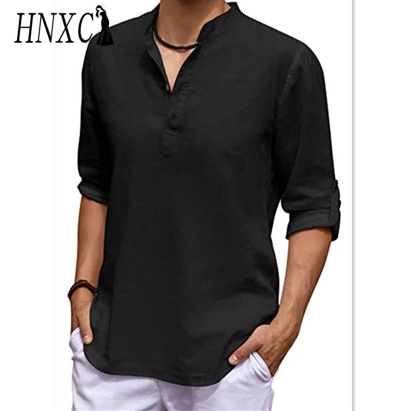 HNXC Cotton T-shirt Men's Fashion Loose Shirt Printed Compassionate Shirt