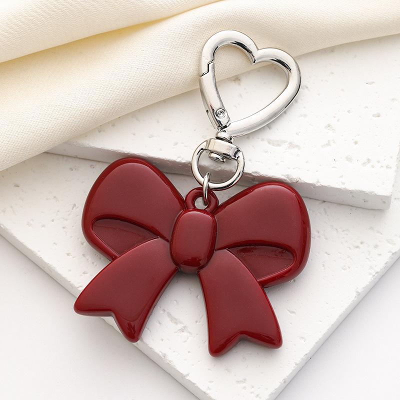 Simple Bow Keychain Bag Charm Car Keychain