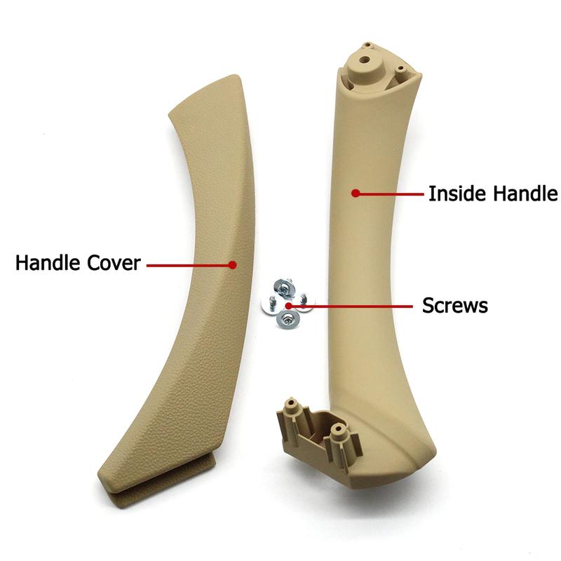 6PCS Full Set LHD RHD Passenger Interior Door Pull Handle Cover Trim For BMW 3 Series E90 E91 E92 316 318 320 325 328i 2004-2012