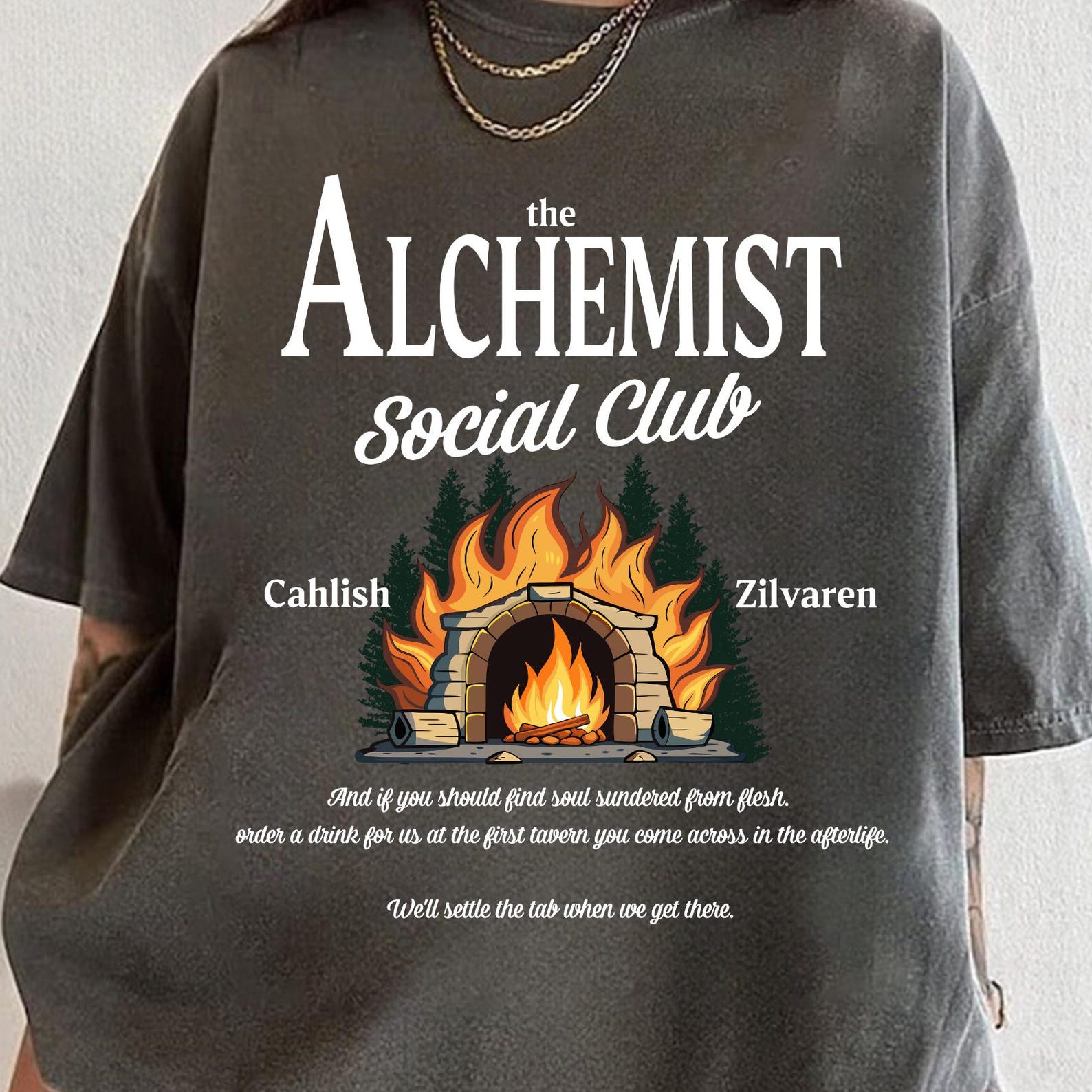 Quicksilver Book Kingfisher, Comfort Colors Shirt, The Alchemist Social Club, Fantasy Bookish Merch, Romantasy Gift, Bookish Shirt XL