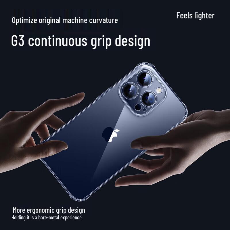 ShineMo iPhone 15 Serie Airbag Anti-Sturz Transparentes Weiches Case