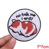 Cute Ghost/Cat Embroidered Patch Cartoon Animal Patch Iron On Patches For Clothing Thermoadhesive Patches For Clothes Jacket DIY