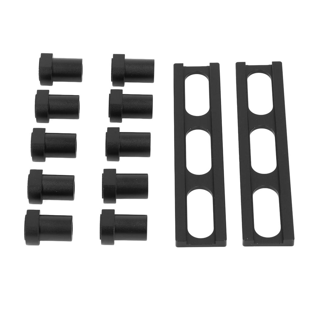 Bench Dog Set Aluminium Alloy High Strength Woodworking Planing Stop Board for Milling Cutting Grinding 19mm 0.75in