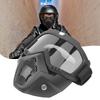 Motorcycle Goggles with Detachable Mask Outdoor Riding Cycling Protection Glasses(transparent)