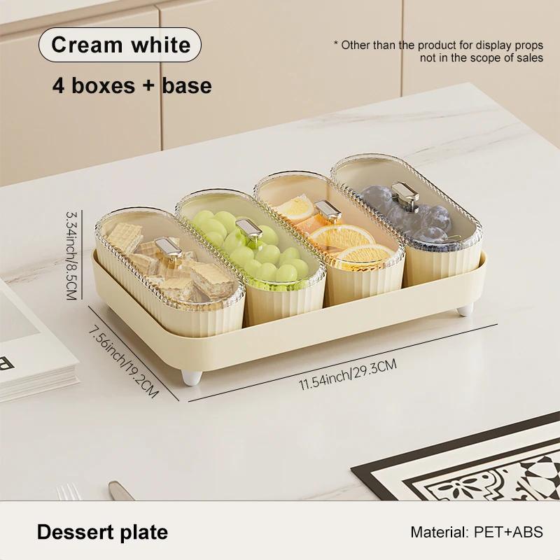 

UFRU Чаша для фруктов в виде кусочка домашнего очага для гостиной, простой контейнер для орехов и сухофруктов с крышкой Baskets&Baskets