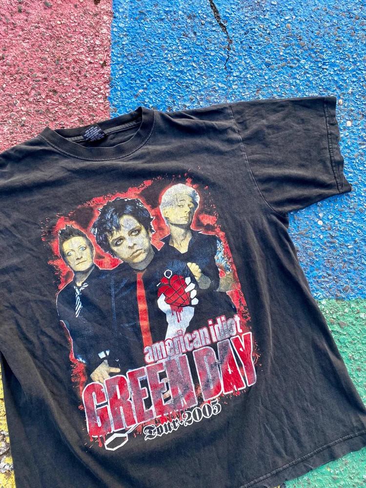

Vintage 2005 Green Day American Idiot Bootleg Parking Lot Shirt Unisex T-Shirt XXXXL