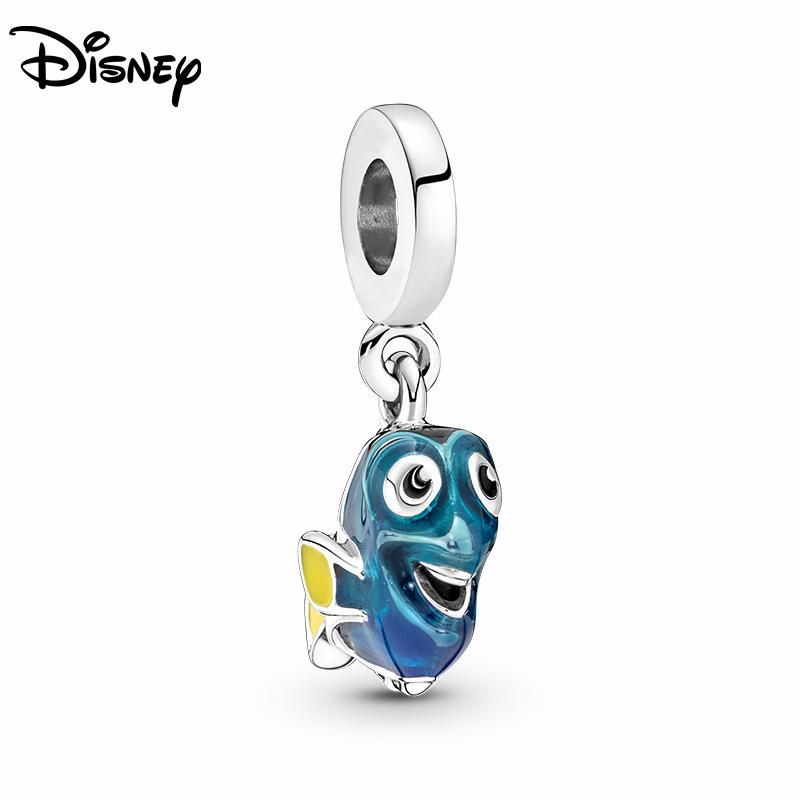 Disney 925 Silver Red Spider Ratatouille Charms Bead Earrings Bracelet Fit Original Bracelets DIY Birthday Jewelry Gift