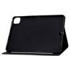 For iPad Pro 11 (2024) Case Cowhide Texture Leather Tablet Cover Multi-Angle Viewing