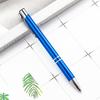 2Pcs Ballpoint Pen Black Ink Retractable Plastic Medium Point Advertising Pen for Students