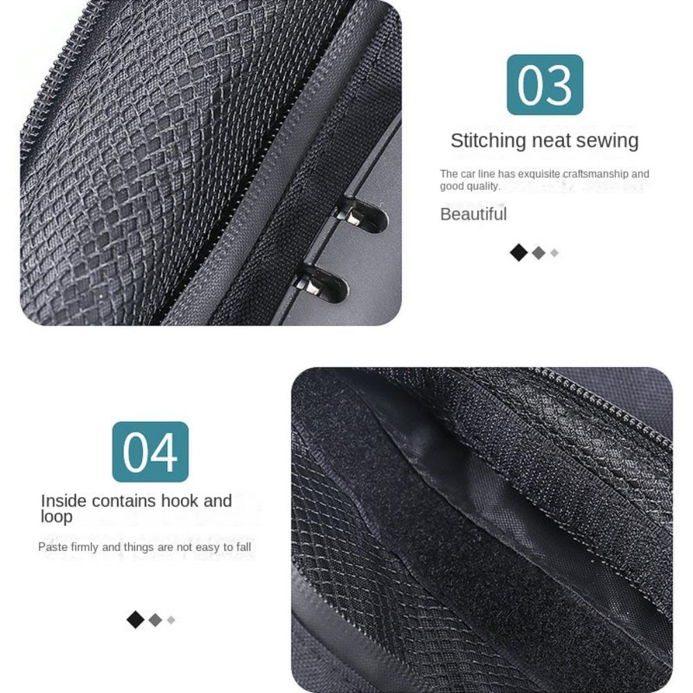 Portable Money Bag With Lock Combination Lock Document Bag Security Bag for Cash  Travel