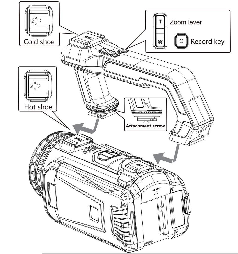 Cross-Border English Edition 4K 56MP Camcorder with 6x Optical, 120x Super Zoom - OZ024K