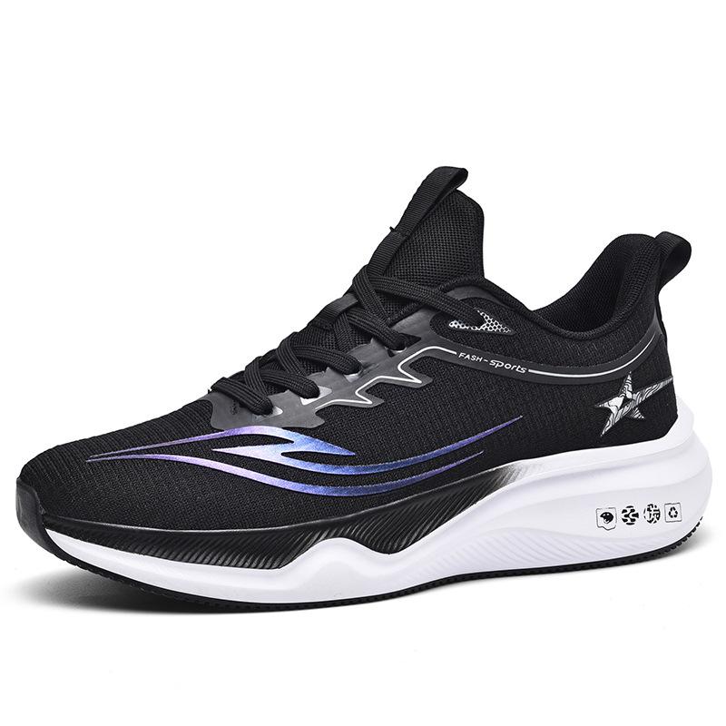 49 50 Large Size Sports and Leisure Shoes Men's Shoes Carbon Board Running Shoes Summer Breathable Mesh Lightweight Non-slip Men