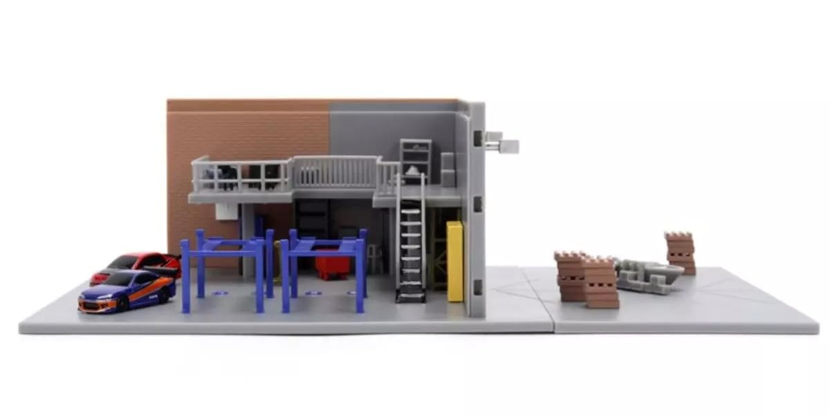 

Kyosho Jada Toys Серия Диорам Форсаж ГАРАЖ ХАН ДРИФТ ТОКИО Набор Диорам JADA36403 & F&F