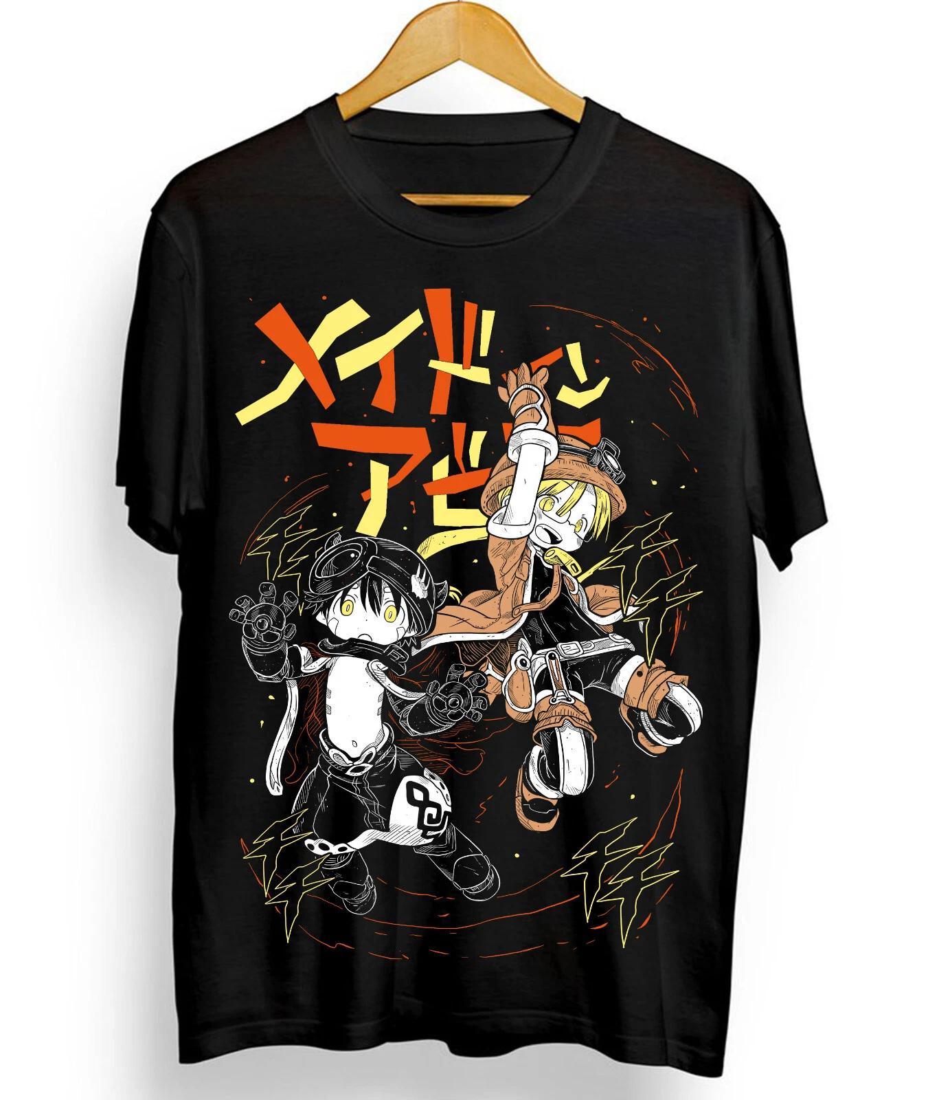 

2026 New Years Made In Abyss TShirt for Girls Anime Kawaii Nanachi Faputa Daily Manga Shirt Womens Shortsleeved Shirt - Men s... 5XL різнокольоровий
