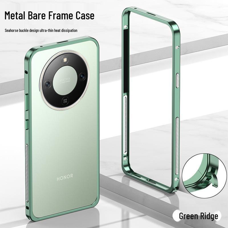 Honor X80 Pro Max Aluminum Frame Phone Case - Heat Dissipation, Drop Protection, Bare Metal Feel, Fashionable Design