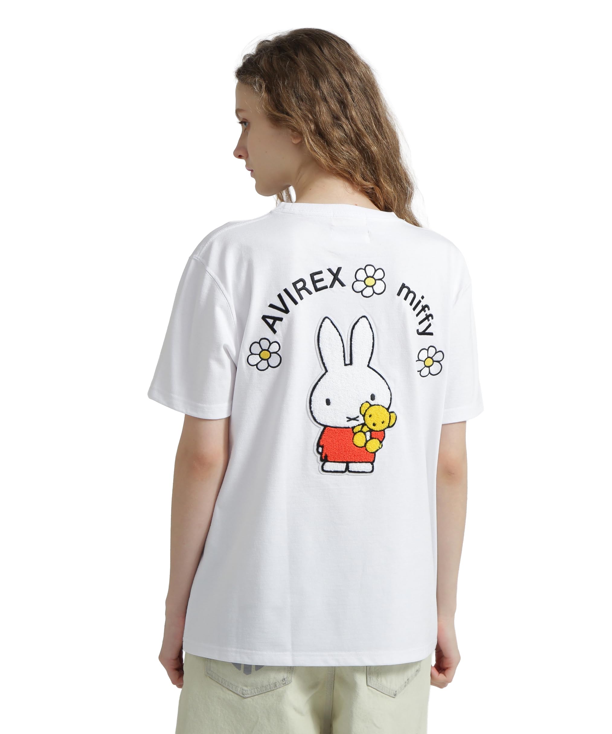 AVIREX miffy WEB Limited SAGARA T-SHIRT AVIREX × Miffy Sagara T-shirt Women s S 030 white 783-5235608