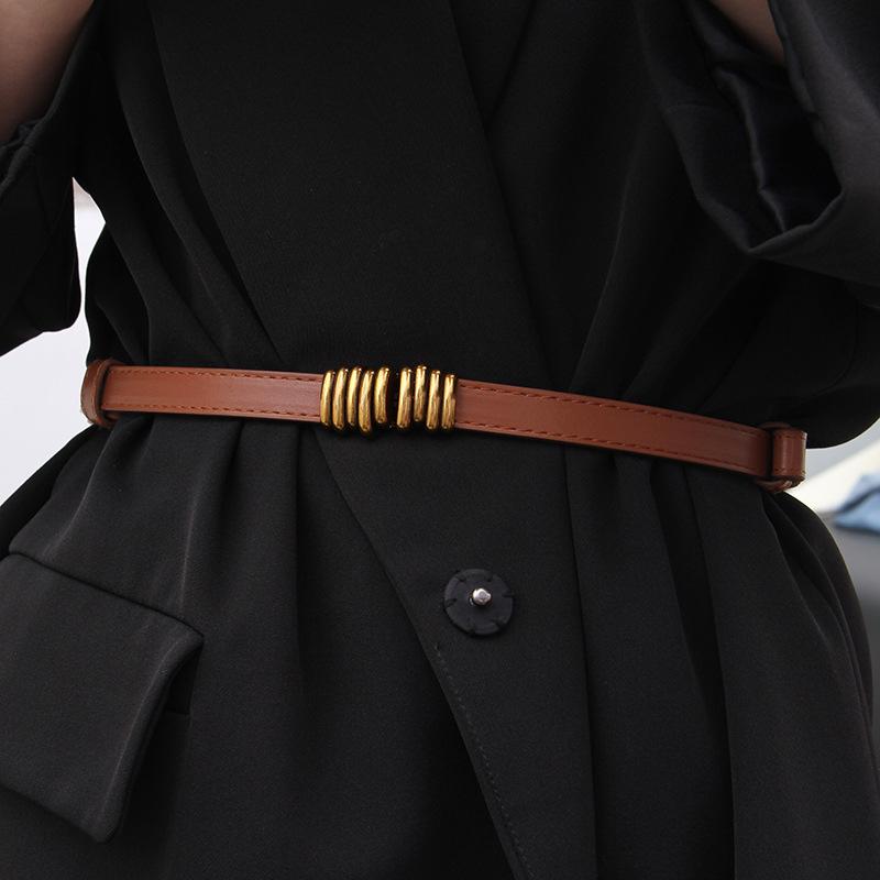 Retro Waistband For Women'S Fashionable And Versatile Decorative Waist Cover