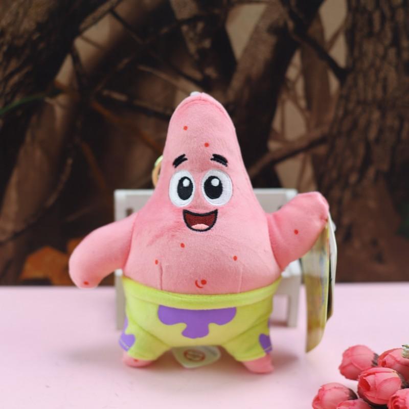 Anime Spongebob v kalhotách Patrick Hvězda Sépiák Eugene H. Krabs Gary Plyšová hračka Přívěsek na klíče Narozeninový dárek Pro dítě