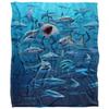 Royce McClure Wish You Were Here Silky Great White Shark Supersoft Blanket