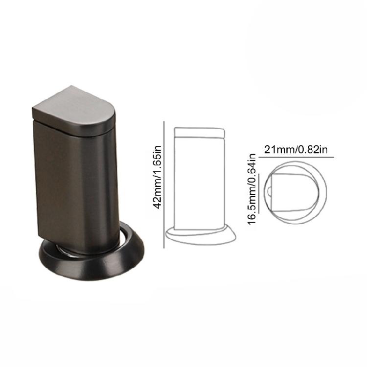 Floor Mounted Door Stop Anticollision Magnetic Door Stoppers Adjustable Bedroom Door Stop Wall Protector Door Accessories
