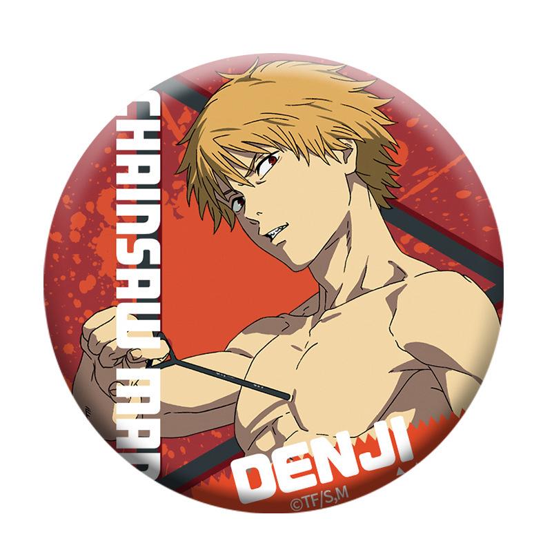 Chainsaw Man Anime Badge: Denji, Makima & Aki Hayakawa - Second Wave Double Flash Edition 58mm Double Flash
