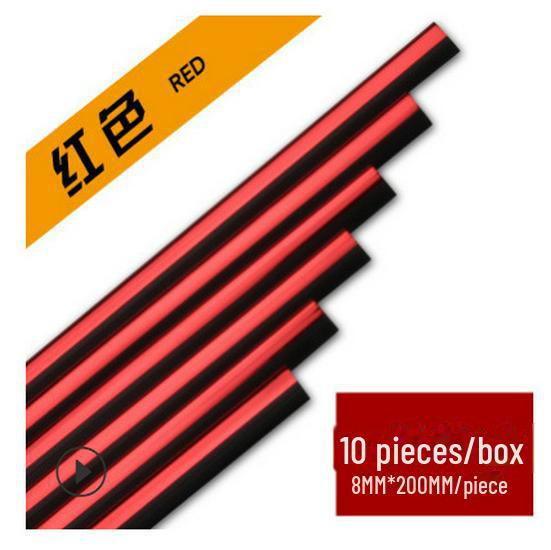 

Хромированный U-образный декоративный зажим для воздуховода - универсальный аксессуар для салона автомобиля electroplating красный