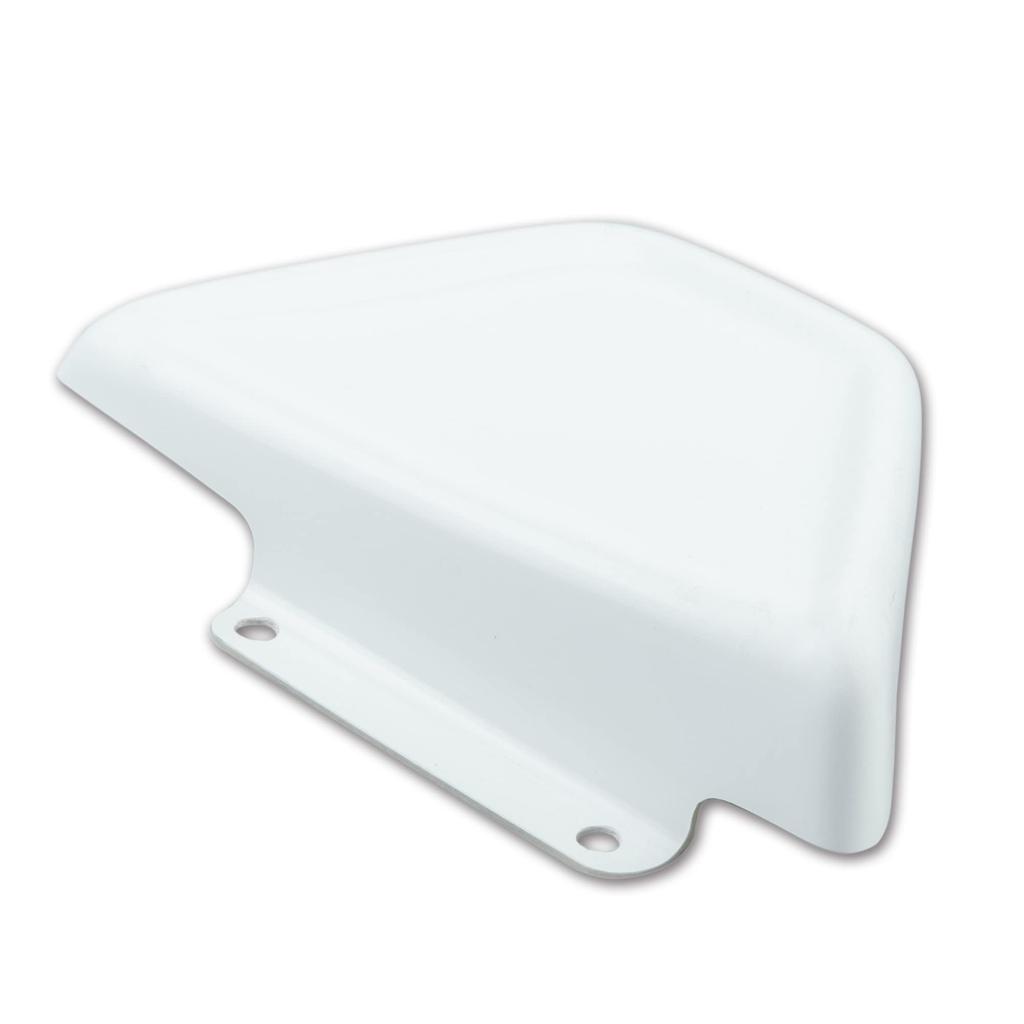 Kijima Monkey/Gorilla ('74-'77/Z50J) Motorcycle Parts Side Cover, Square, Right Side, White Gel Coat, 208-0221