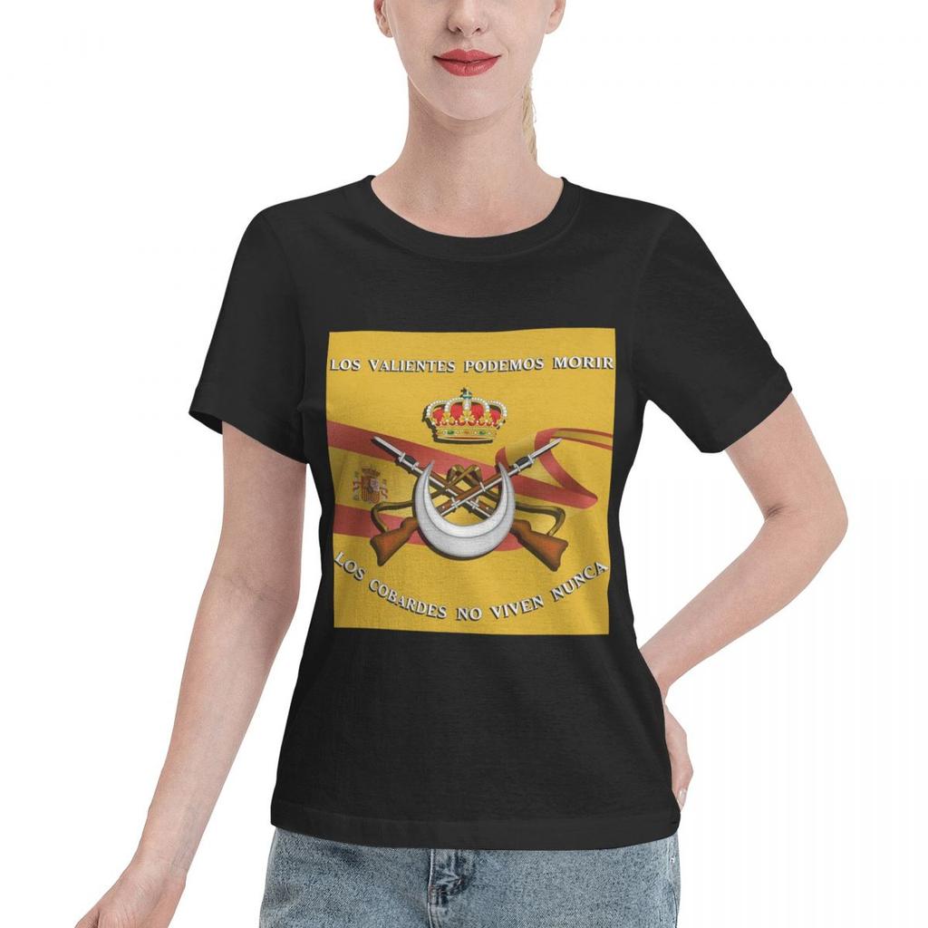 Spanish Legion Flag Spain Army Proud TShirt Women Short Sleeve T Shirts Round Neck Clothing Cotton Summer Tees Streetwear