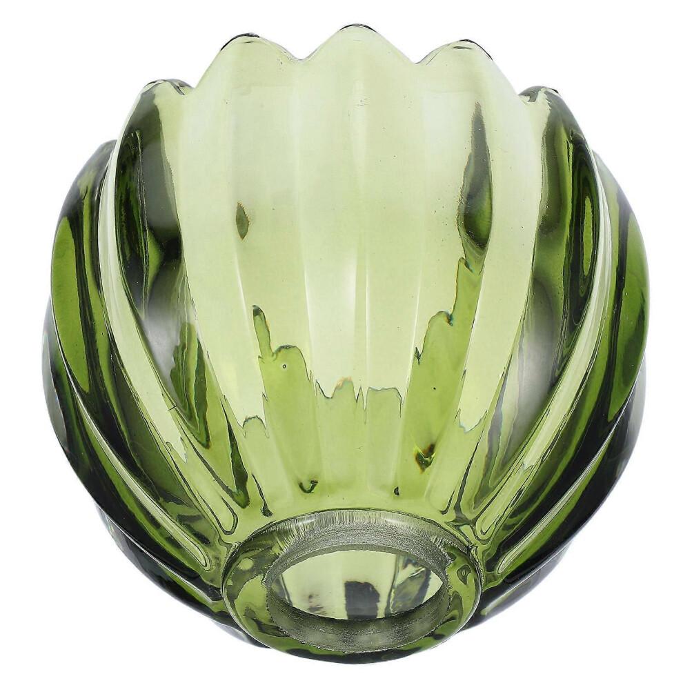 Handcrafted Green Pumpkin Glass Pendant Lamp Shade – Small Artistic Design for Bedroom, Kitchen, Hallway & Bathroom – Decor Accent