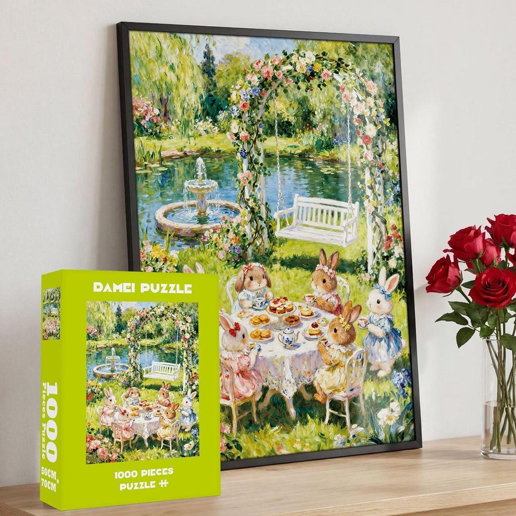 Custom Thickened Frosted Jigsaw Puzzles - 100/500/1000 Pieces