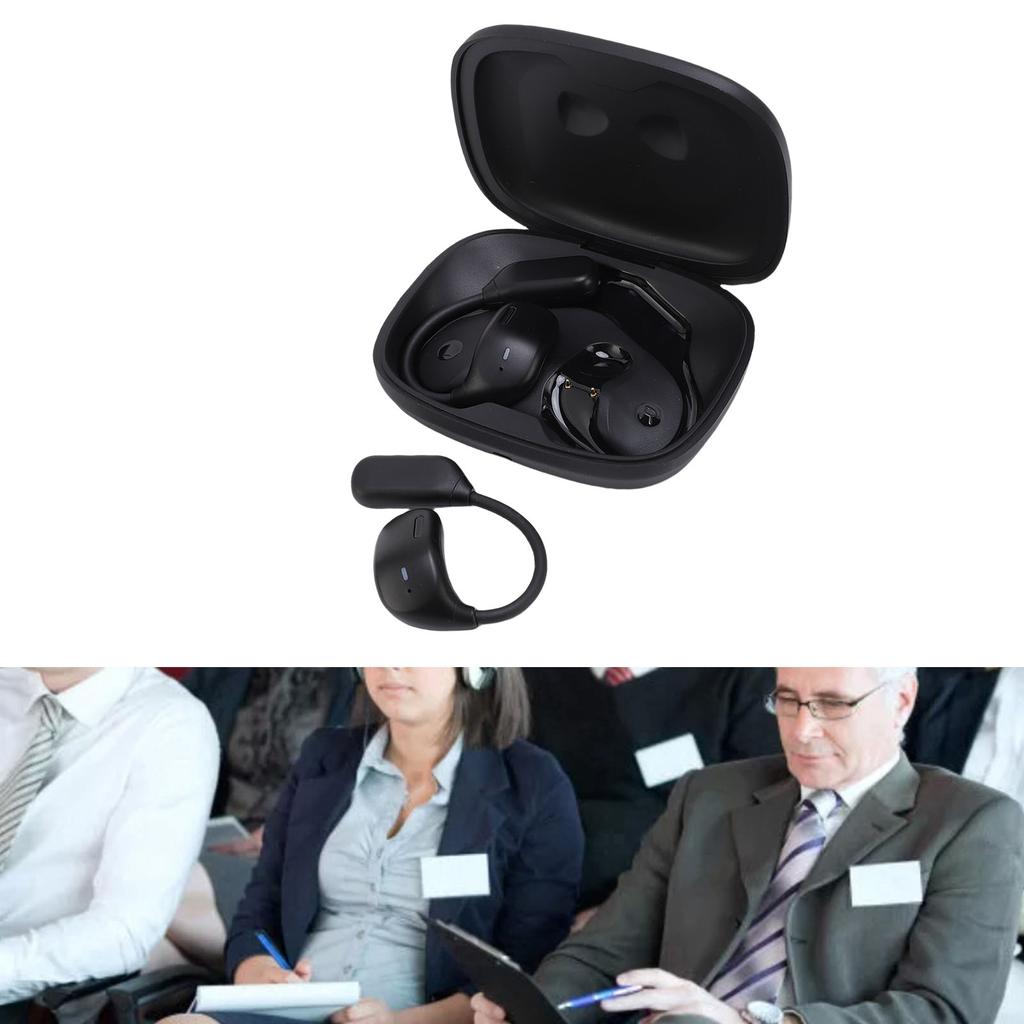 Translation Earbuds Real Time   140 Languages   V5.4 Translator Earbuds Touch Control for Travel Business Learning