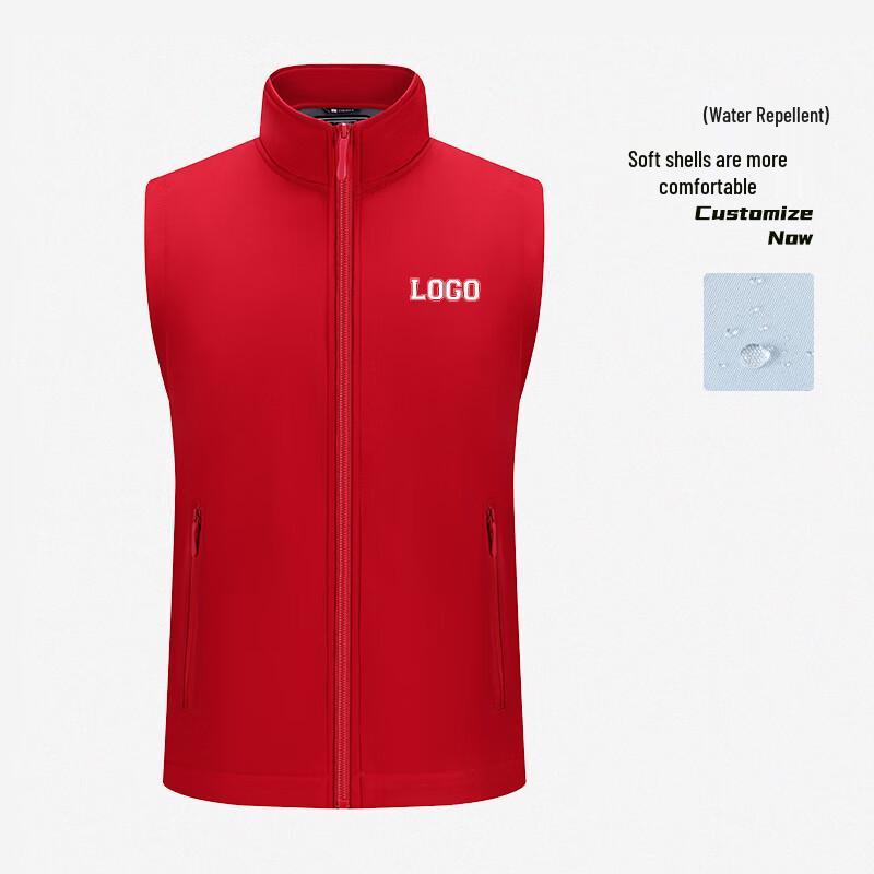 Unisex Waterproof Softshell Work Vest L